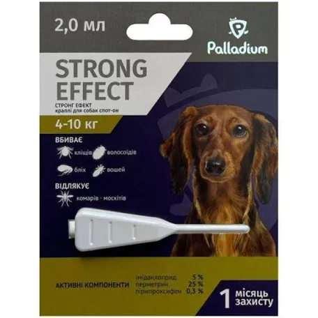 Краплі Palladium Strong Effect для собак 4-10 кг (2,0 мл)