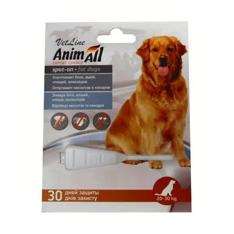 Краплі Animall VetLine для собак 20-30 кг (6 мл)