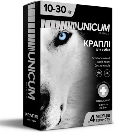 Краплі UNICUM для собак 10-30 кг (2,0 мл)