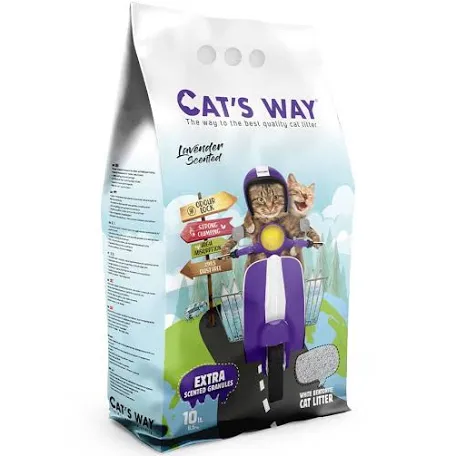 Наповнювач CAT'S WAY бентонітовий, лаванда