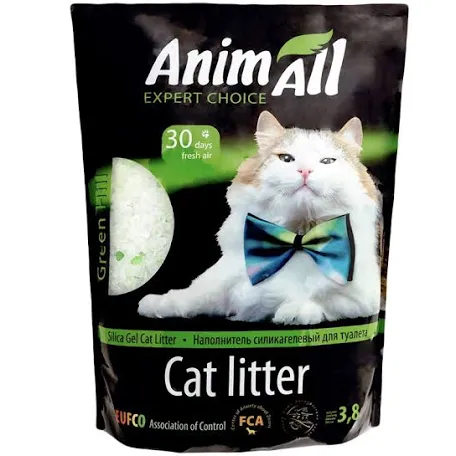Наповнювач для котів AnimAll силікагель Green Hill
