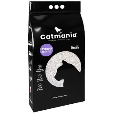 Наповнювач бентонітовий CATMANIA, лаванда з фіолетовими гранулами