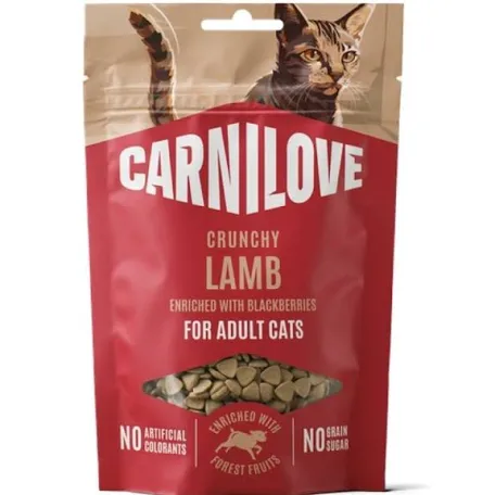 Ласощі Carnilove Crunchy Snack Lamb, ягня та ожина