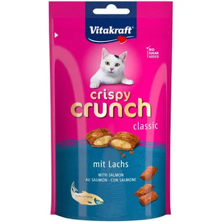 Ласощі Vitacraft Crispy Crunch dental, лосось