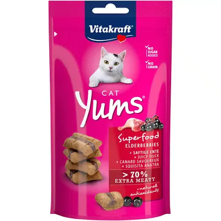 Ласощі Vitacraft Yums, качка та бузина