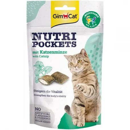 Ласощі GimCat Нутрі Покетс з котячою м'ятою