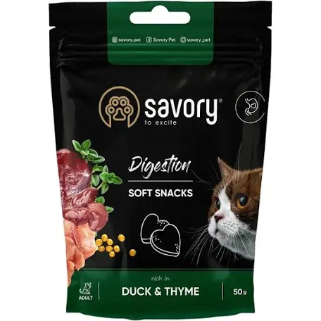 Ласощі Savory для покращення травлення, качка та чебрець