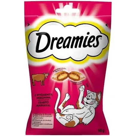 Ласощі Dreamies для котів, яловичина