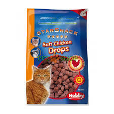 Ласощі ДРОПСИ NOBBITS для котів, молочні