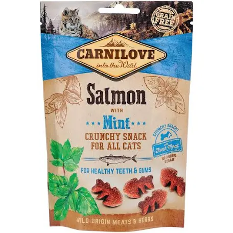 Ласощі Carnilove Salmon Mint, риба для зубів
