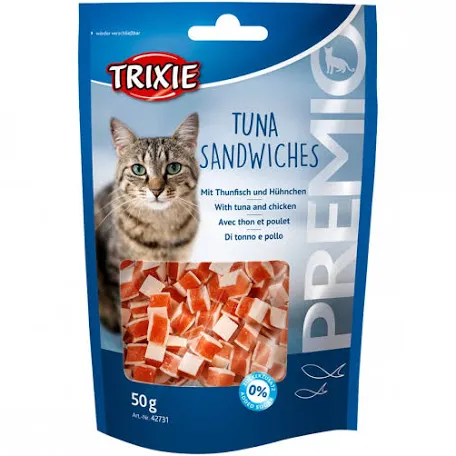 Ласощі Trixie Tuna Sandwiches, тунець та курка