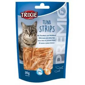 Ласощі Trixie Tuna Strips, тунець та риба