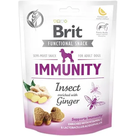 Ласощі IMMUNITY BRIT, комахи та імбир