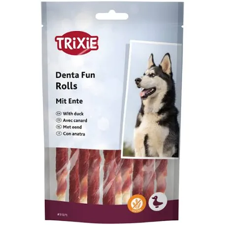 Ласощі Trixie Denta Fun, з кроликом, натуральна шкіра