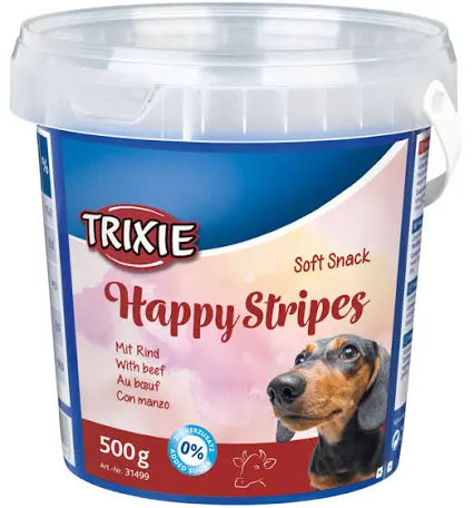 Ласощі Trixie м'які Soft Snack Happy Stripes, яловичина