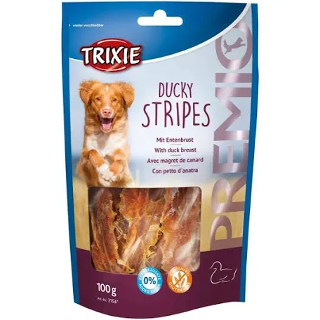 Ласощі Trixie Ducky Stripes, качка