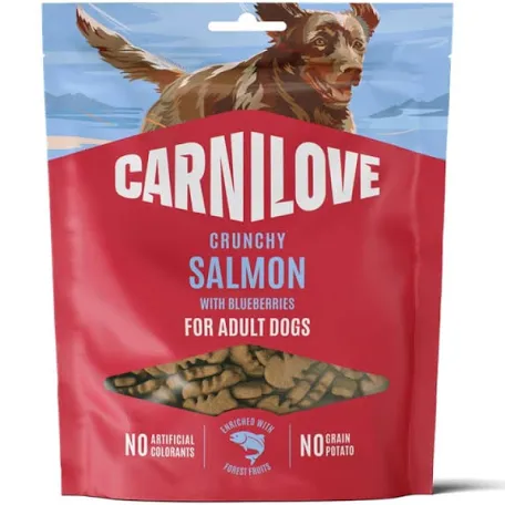 Ласощі Carnilove Brain, лосось та лохина