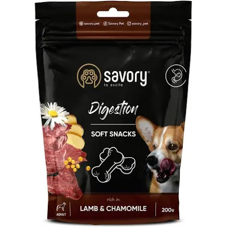 Ласощі SAVORY Digestion, ягня та ромашка
