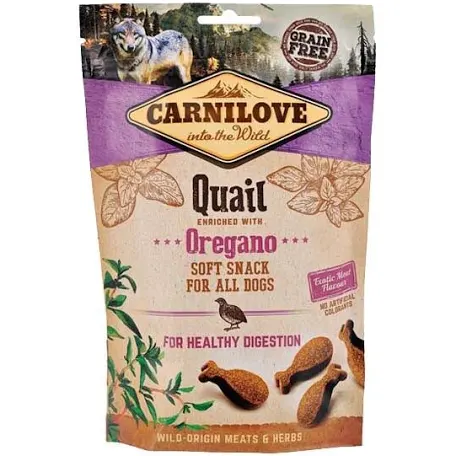 Ласощі Carnilove Digestion, перепілка та орегано