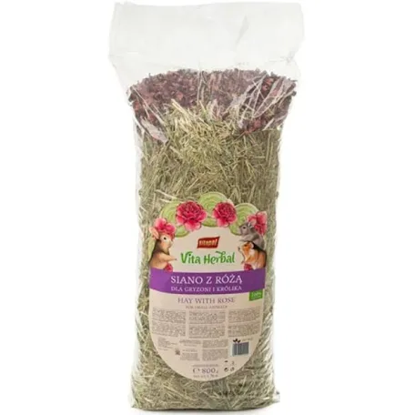 Сіно VITAPOL Vita Herbal з пелюстками троянд