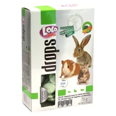 Дропси Lolo Pets для гризунів, овочеві