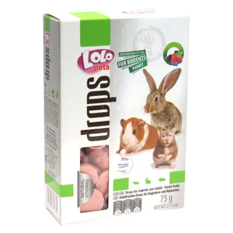 Дропси Lolo Pets для гризунів, лісові ягоди