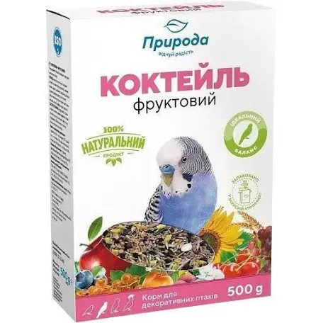 Корм Коктейль для папуг, фруктовий