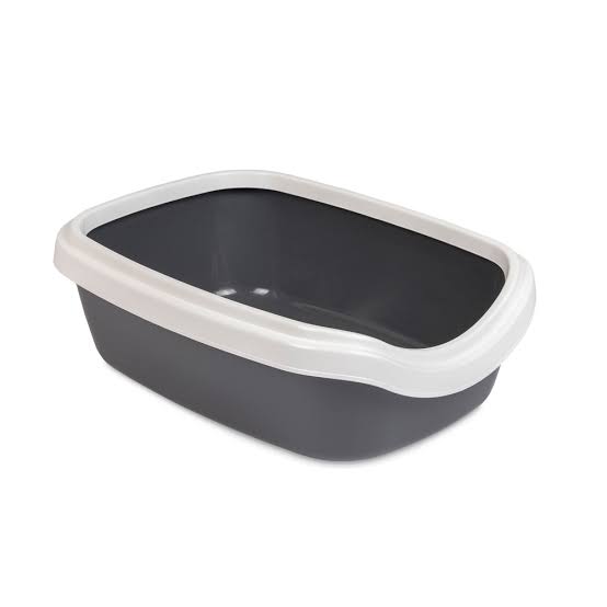 Туалет для котів Comfort M 41х30х13.5, сірий