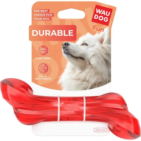 Іграшка для собак WAUDOG Fun Durable Кістка 200мм
