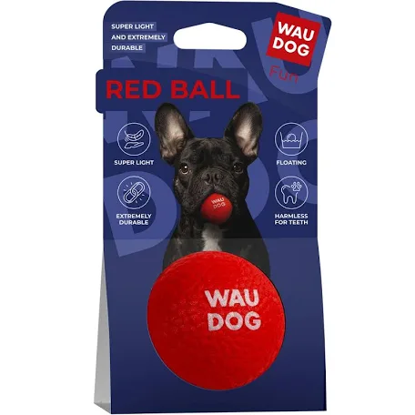 Іграшка Waudog Fun Red Ball спінений м'яч 7см