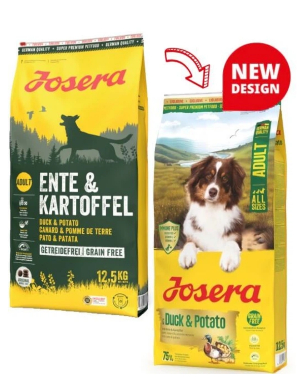 Сухий корм для собак Josera Ente/Kartoffel з качкою та картоплею