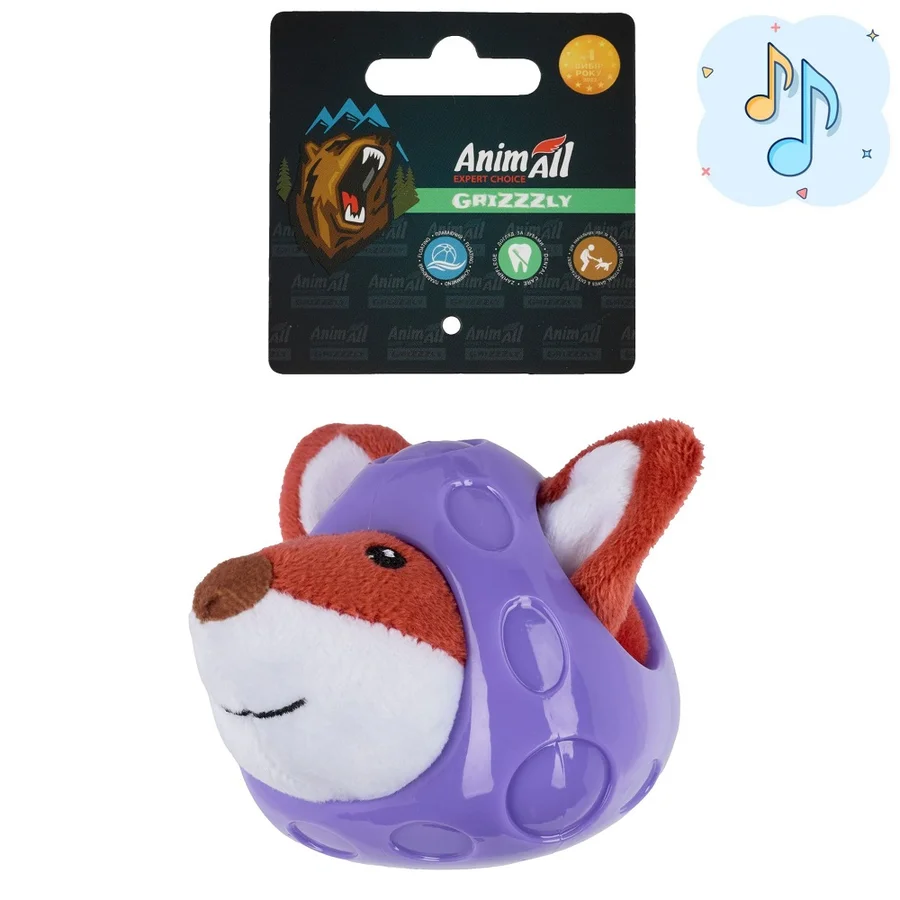 AnimAll Grizzzly Іграшка Лисинятко, (8,4х8х8,8 см)
