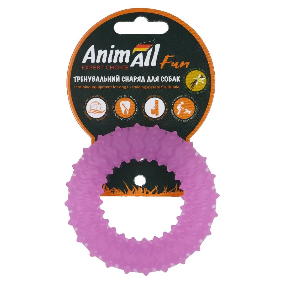 AnimAll Fun кільце з шипами 9 см фіолетове