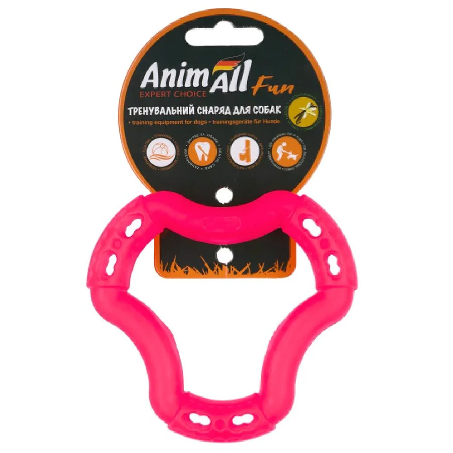 AnimAll Fun кільце 6 сторін 12 см коралове