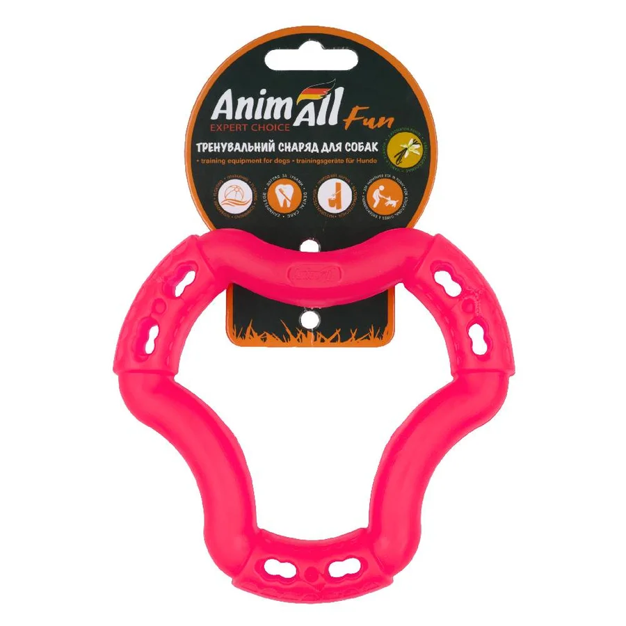 AnimAll Fun кільце 6 сторін 15 см коралове