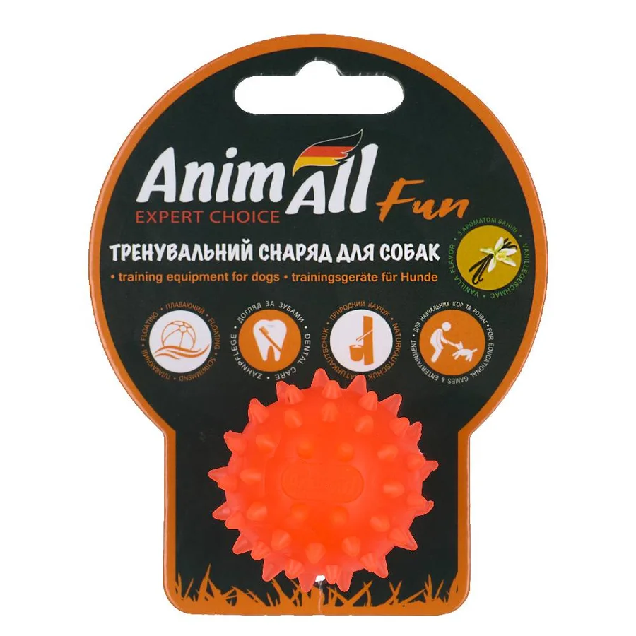 AnimAll Fun Каштан м'яч 5 см помаранчевий