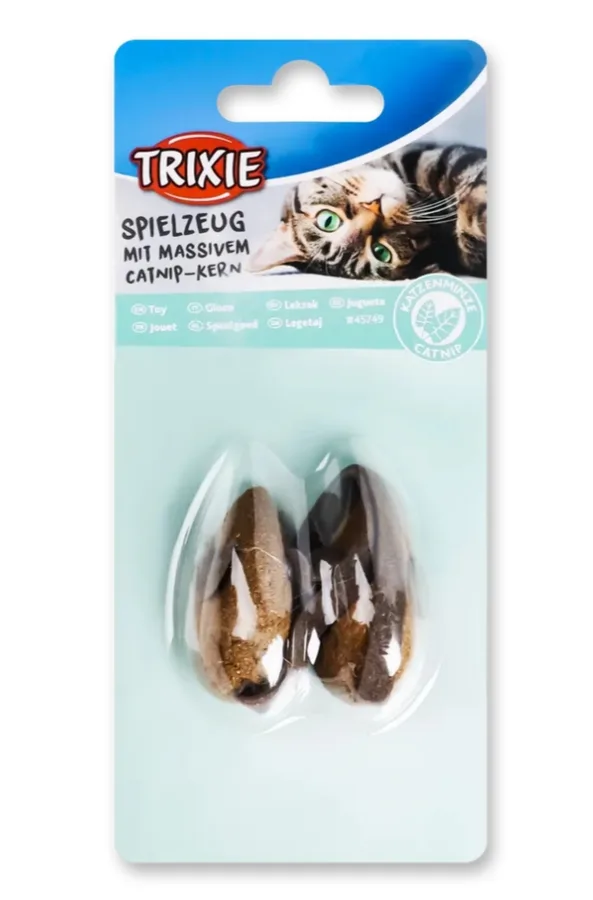 Іграшка Trixie для котів Миша 5см. 2шт/упак