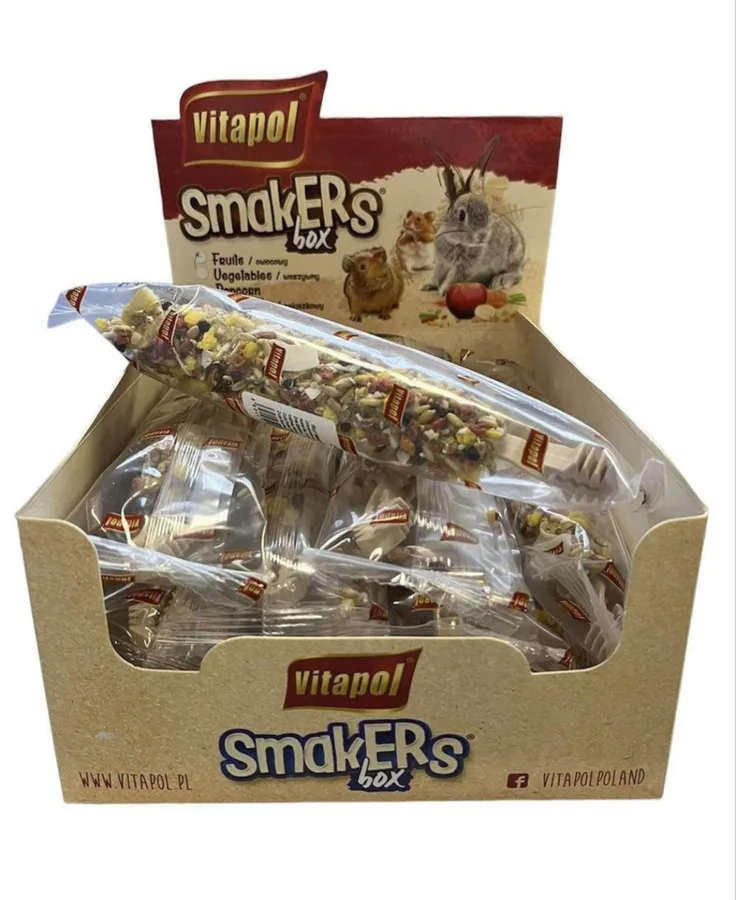 Ласощі для гризунів Vitapol Smakers з фруктами