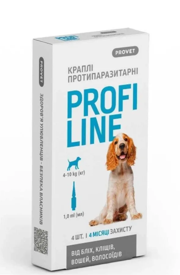 Краплі ПроВЕТ Профілайн для собак 4-10 кг (1,0 мл)