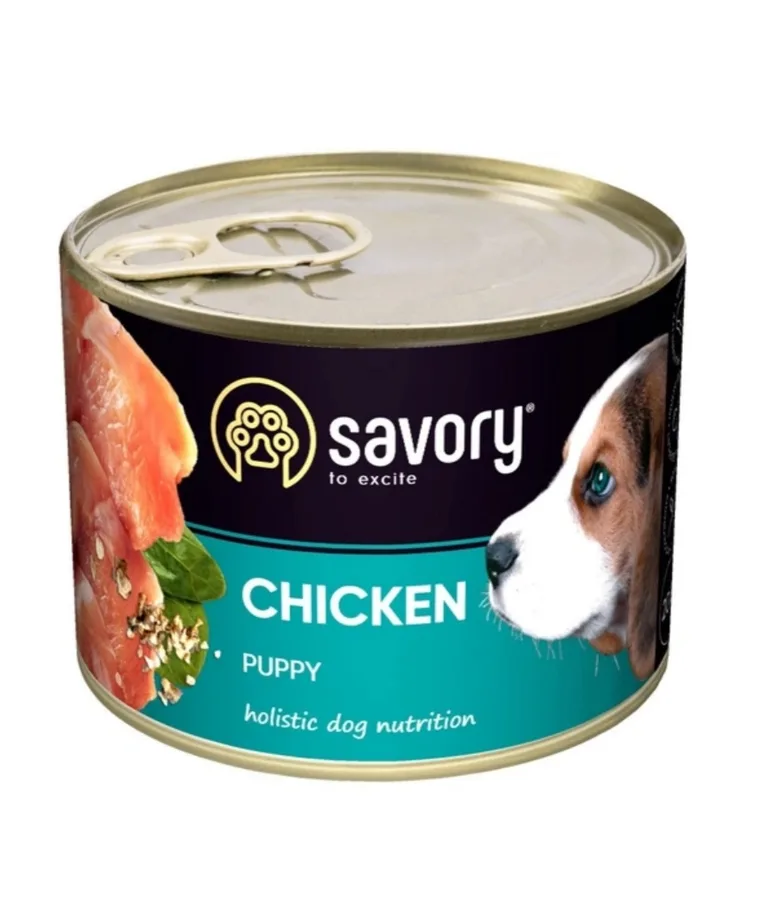 Вологий корм для цуценят Savory Dog All breeds Puppy Chicken