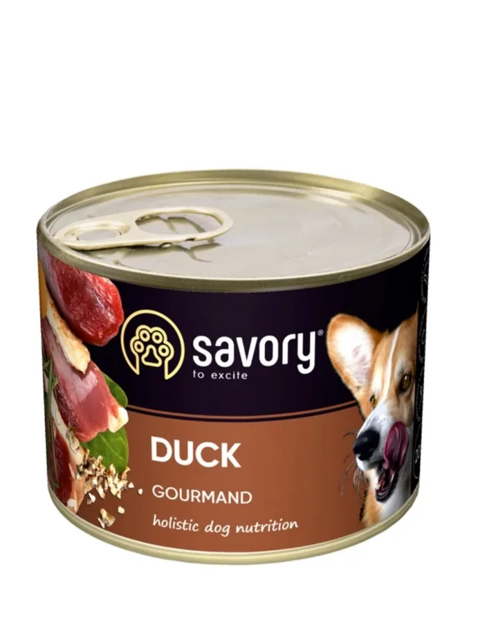 Вологий корм для собак Savory Dog Gourmand Duck