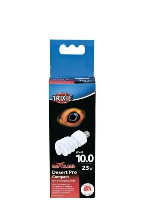 Trixie Reptiland Desert Pro Compact UV-B 10.0 лампа, 23 Вт