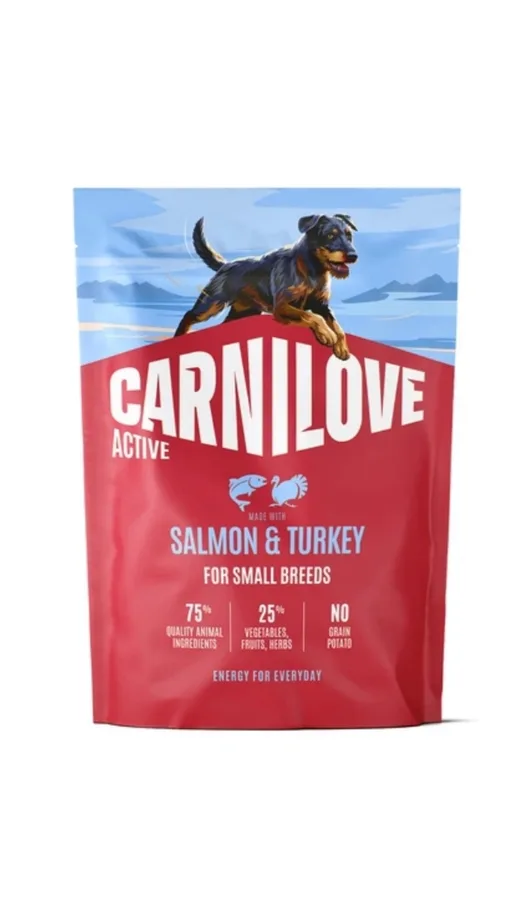 Корм сухий Carnilove Active Salmon & Turkey Small Breed для собак малих порід лосось та індичка 1,5 кг