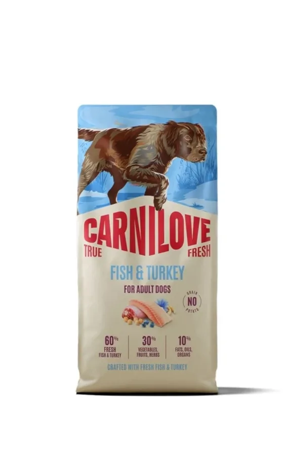 Корм сухий Carnilove True Fresh Fish & Turkey для собак риба та індичка 12 кг