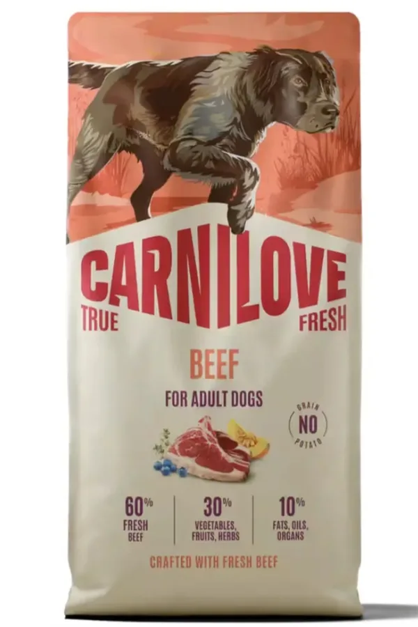 Корм сухий Carnilove True Fresh Beef для собак яловичина 4 кг