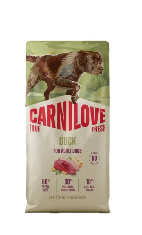 Корм сухий Carnilove True Fresh Duck для собак качка 1,5 кг