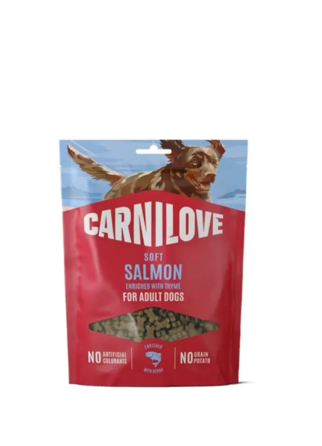 Ласощі Carnilove Soft Snack Salmon with Thyme для собак м'які лосось і чебрець 200 г