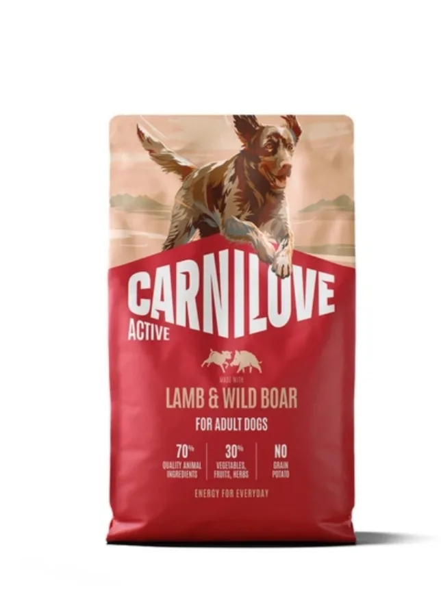 Корм сухий Carnilove Active Lamb & Wild Boar для собак ягня і дикий кабан 4 кг