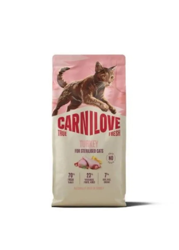 Корм сухий Carnilove True Fresh Turkey Sterilised для стерилізованих котів індичка 6 кг