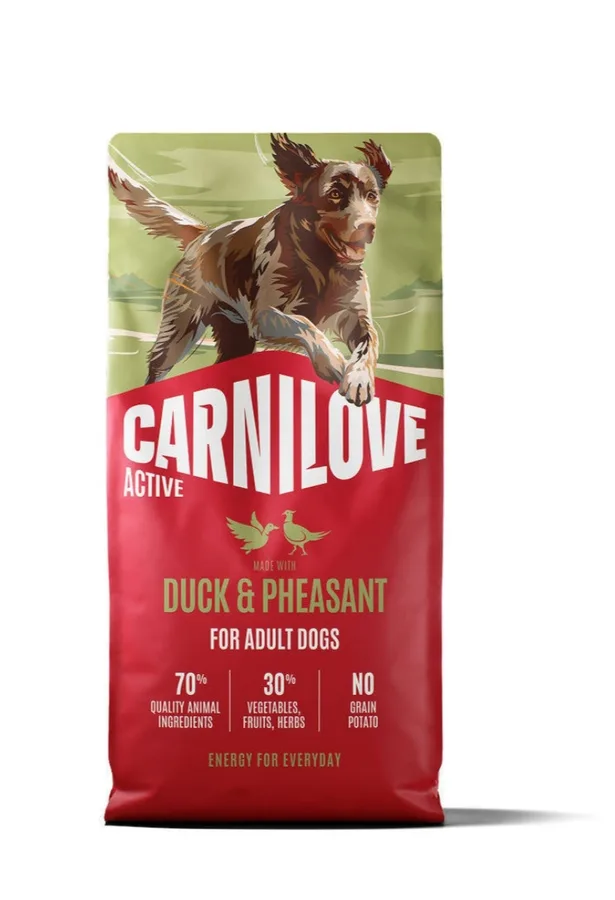 Корм сухий Carnilove Active Duck & Pheasant для собак качка і фазан 4 кг